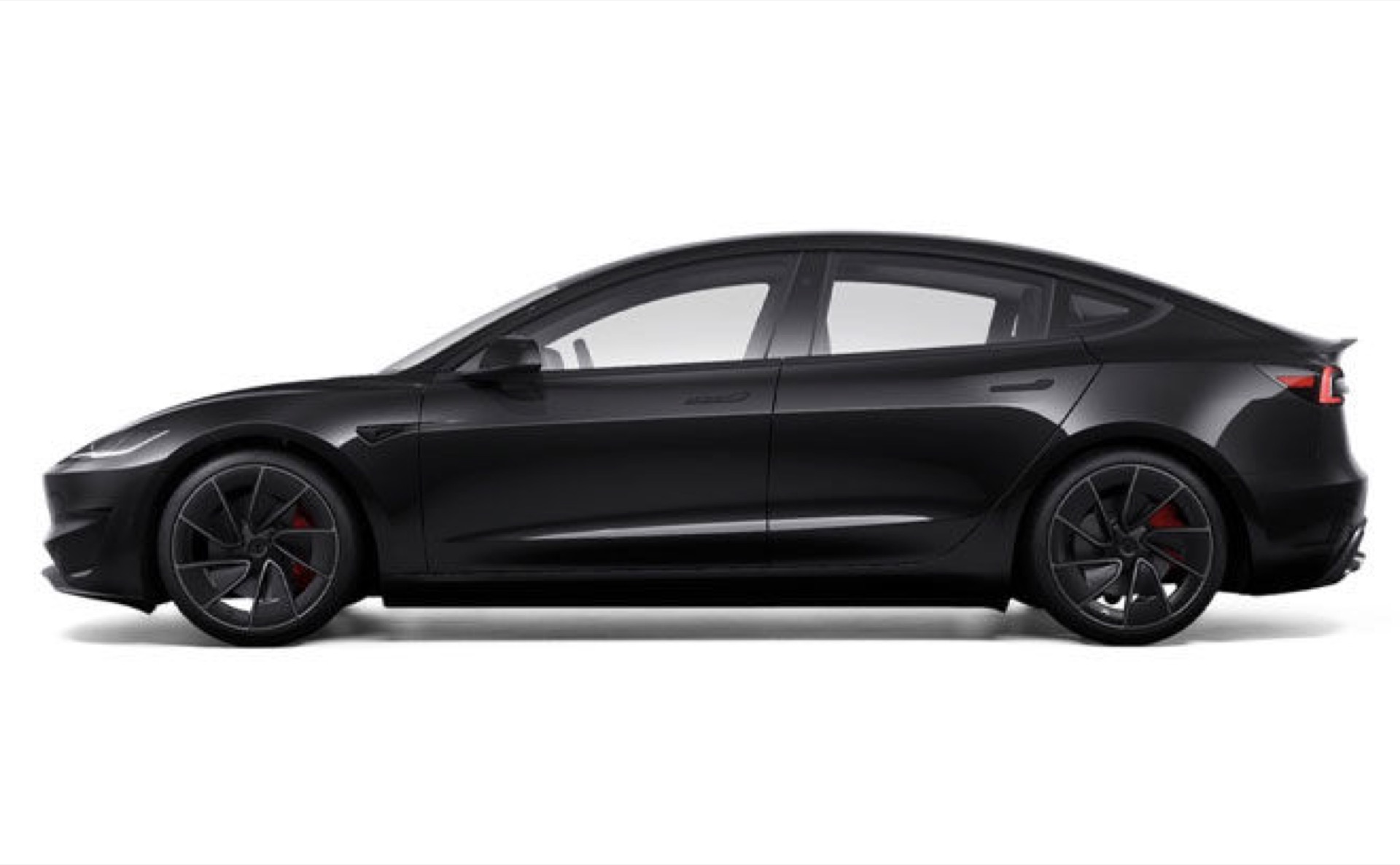Tesla Model 3 Performance Highland – side view