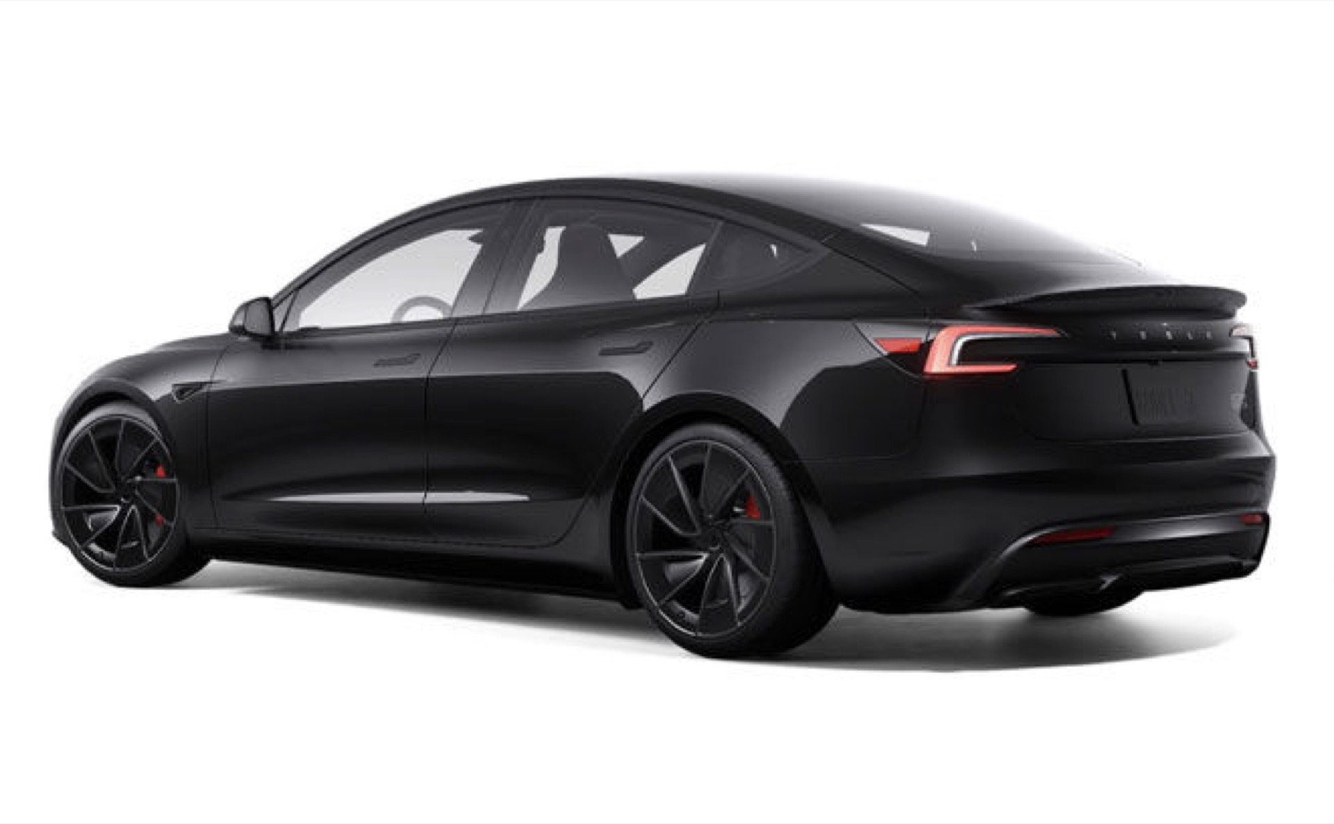 Tesla Model 3 Performance Highland – rear view